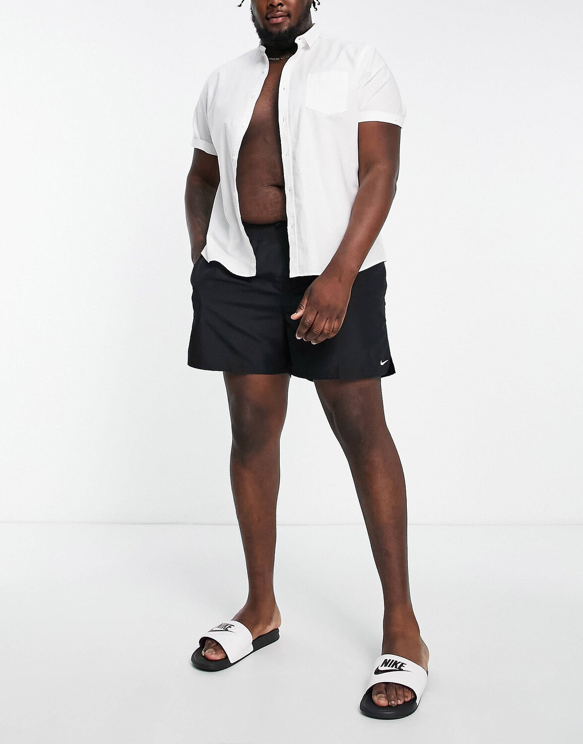 

Черные шорты Nike Swim Plus 5 дюймов для волейбола