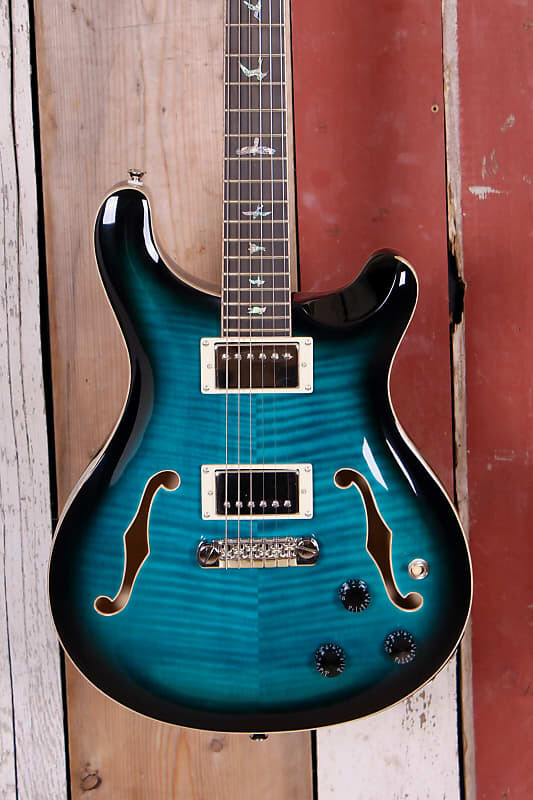 

PRS SE Hollowbody II Piezo - Peacock Blue Burst