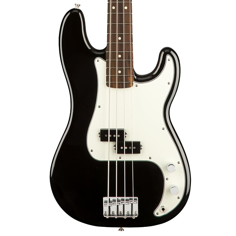 Бас-гитара Fender Player Precision Bass — черная с накладкой Pau Ferro фотографии