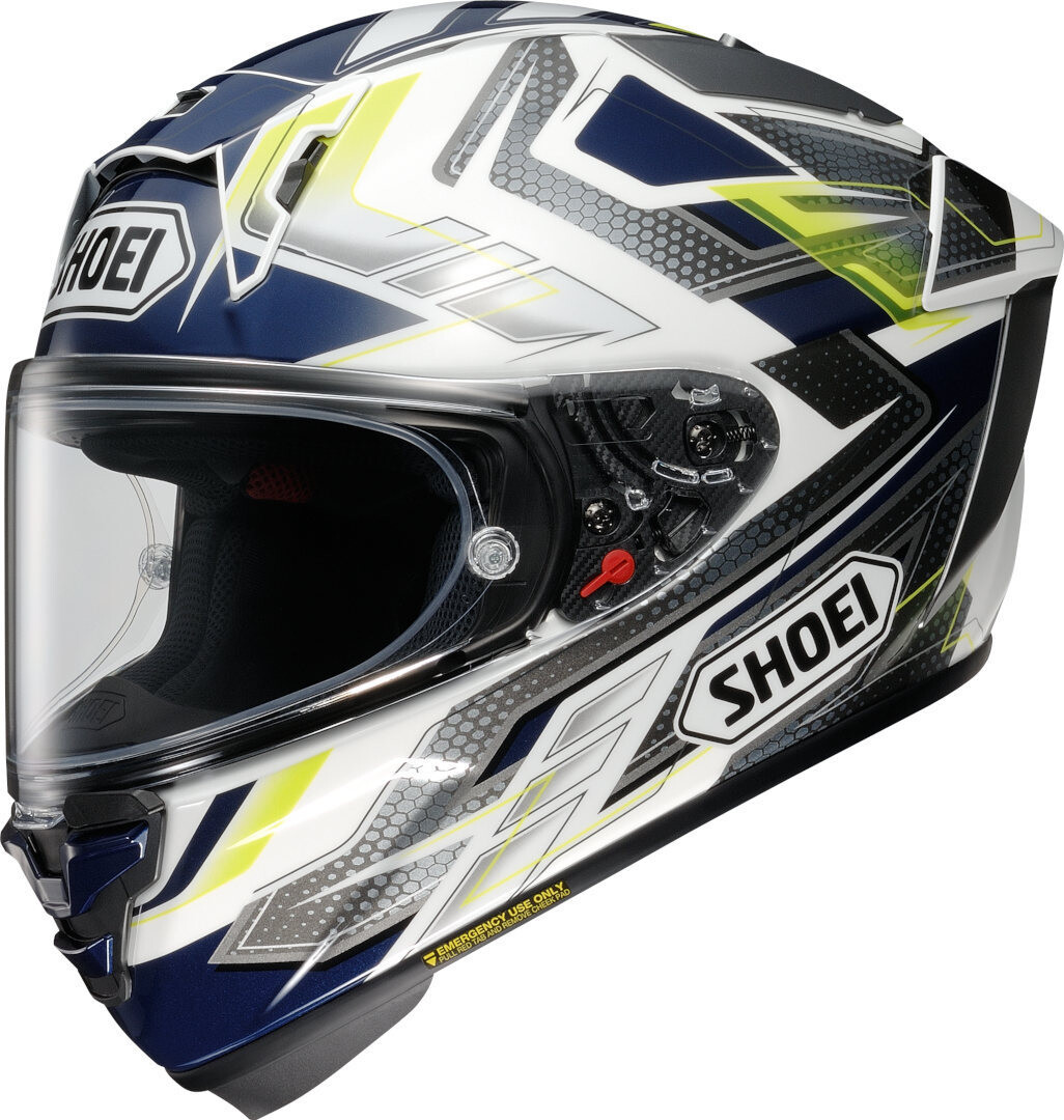 

Shoei X-SPR Pro Escalate Шлем, синий/желтый