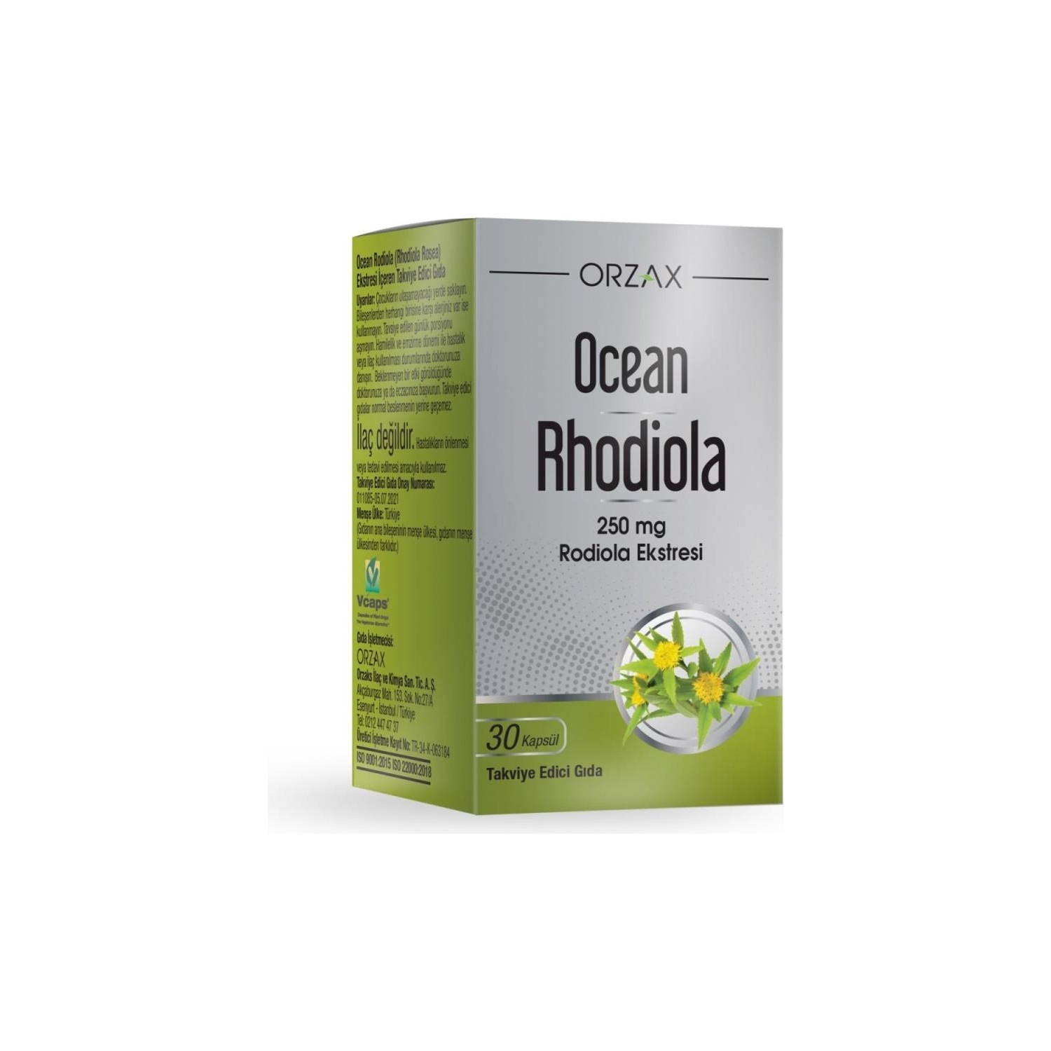 Родиола Ocean 250 мг, 30 капсул