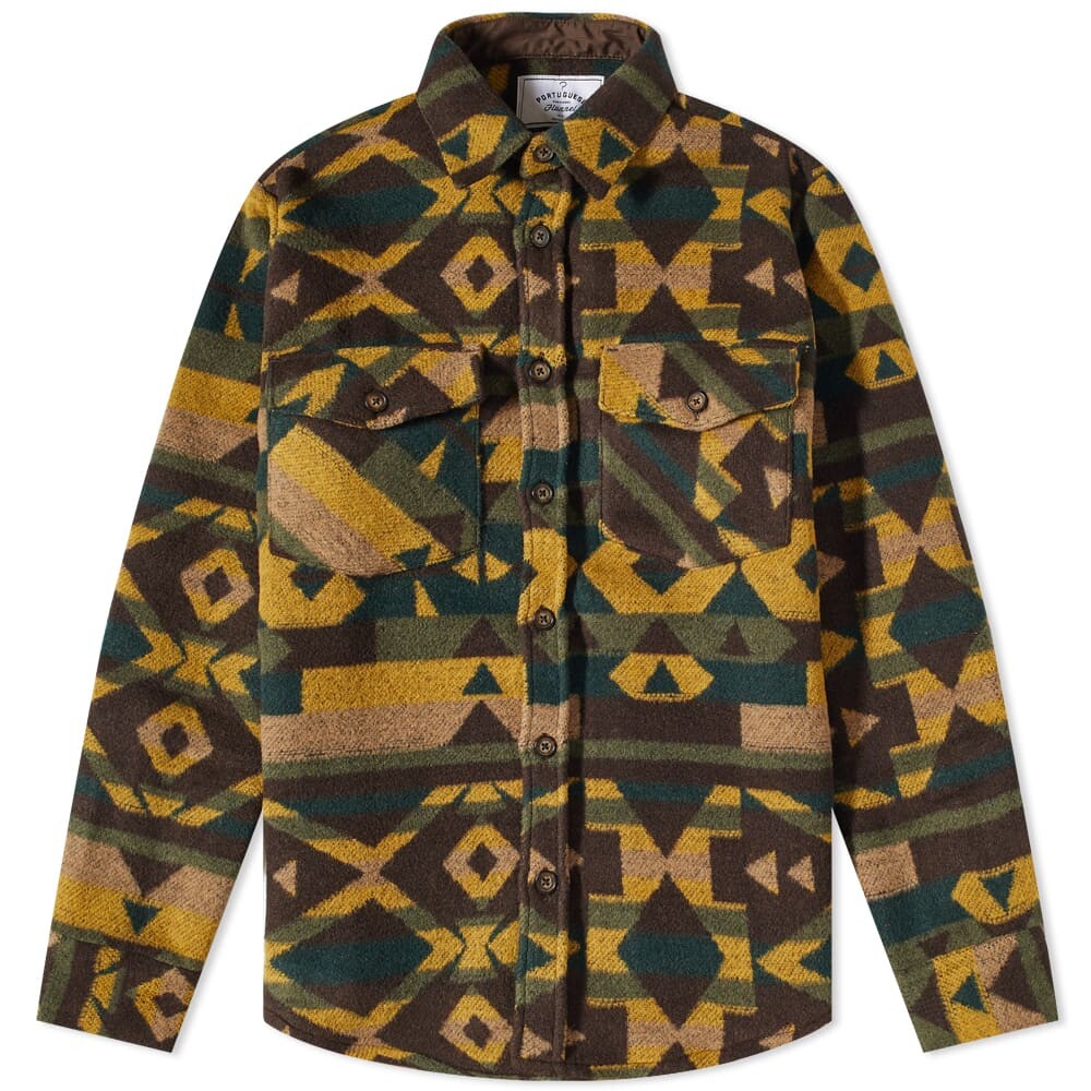 

Верхняя рубашка Morpheus с двумя карманами Portuguese Flannel, Коричневый