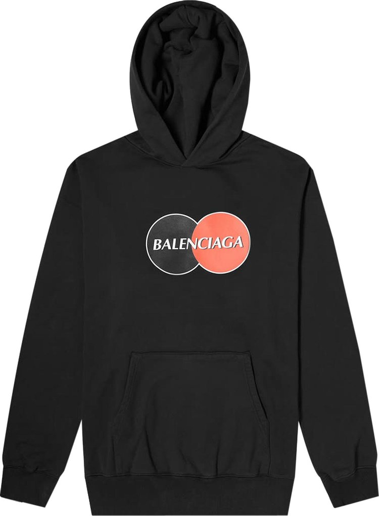 Худи Balenciaga Credit Card Logo Hoodie 'Black', черный - фото