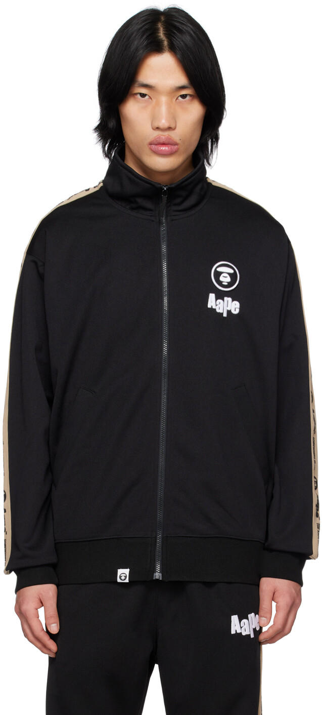 

Черный - Спортивная куртка MoonFace AAPE by A Bathing Ape