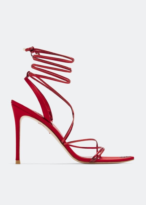 

Сандалии SOPHIA WEBSTER Amora Valentine sandals, красный
