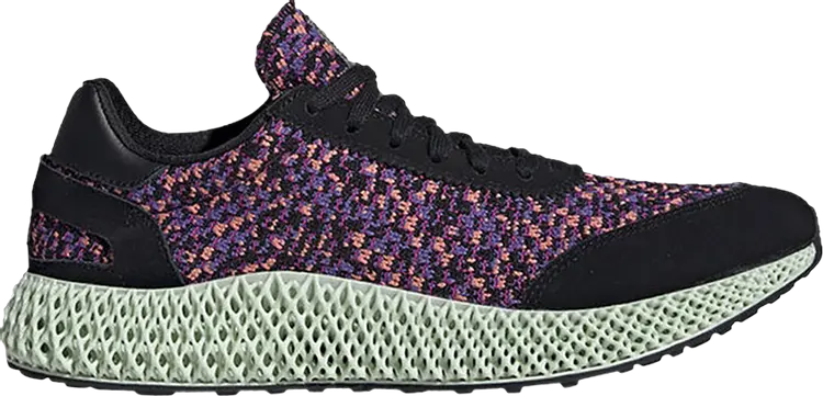 

Кроссовки Adidas I-4D Primeknit 'Black Purple', черный