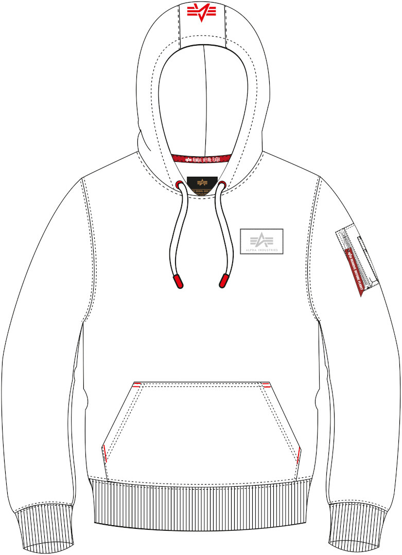 

Балахон Alpha Industries Safety Line, белый
