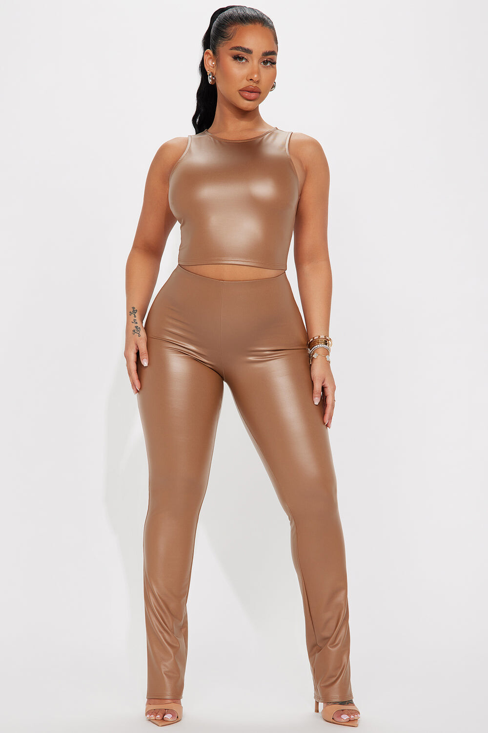 

Леггинсы Fashion Nova EAP2791N, кэмел
