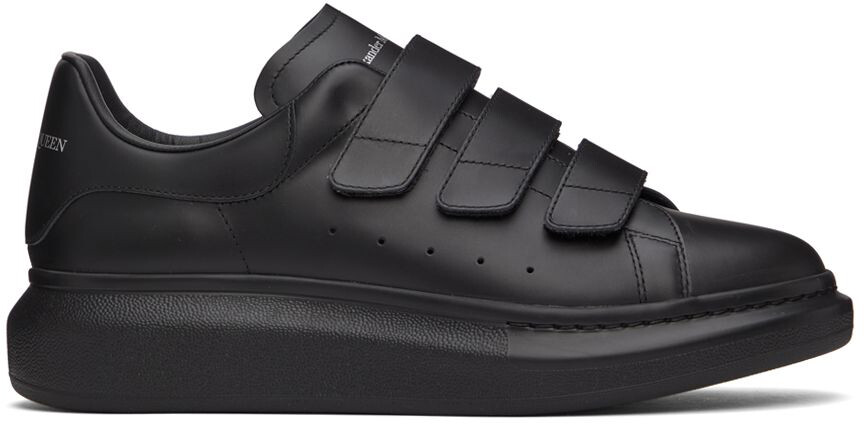 

Черные объемные кроссовки с тройными ремешками Alexander McQueen