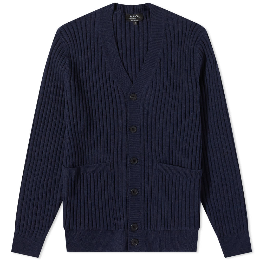 

Джемпер A.P.C Corantin Ribbed Cardigan, Черный