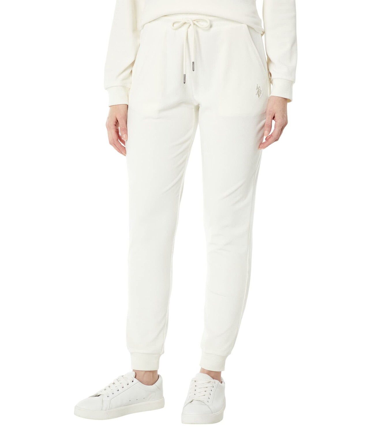 

Джогггеры U.S. POLO ASSN., Velour Joggers, Белый