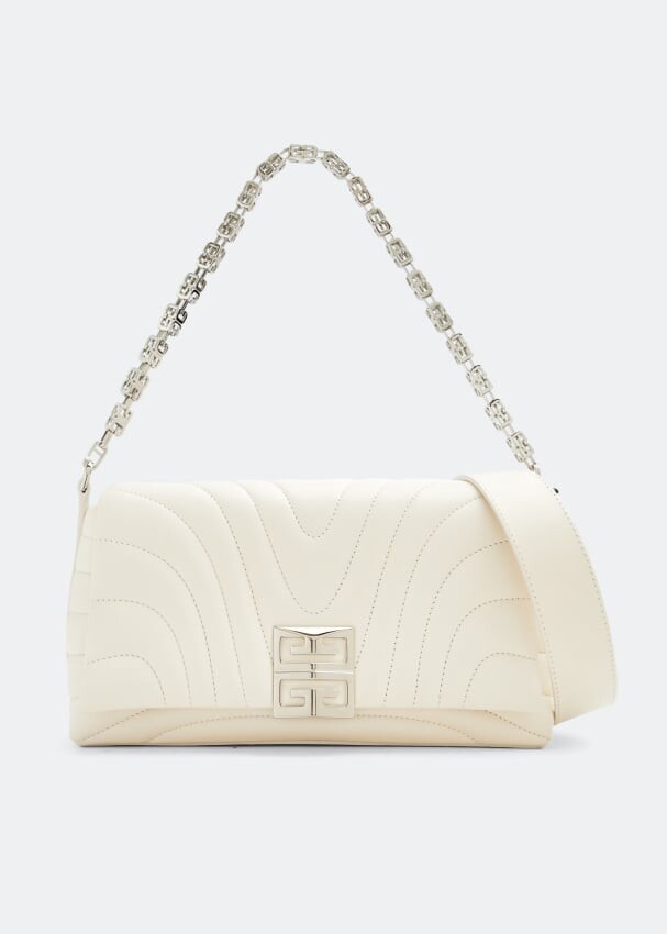 

Сумка GIVENCHY Small 4G quilted bag, белый