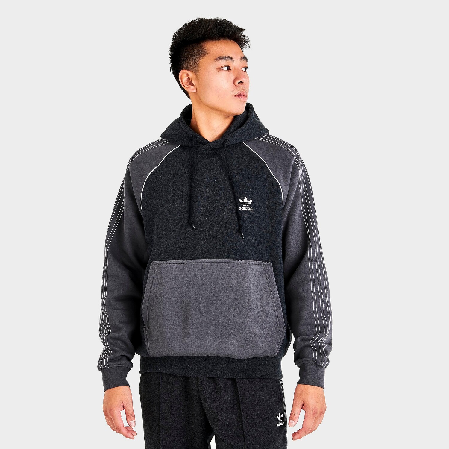 

Мужская флисовая худи Adidas Originals SST, серый