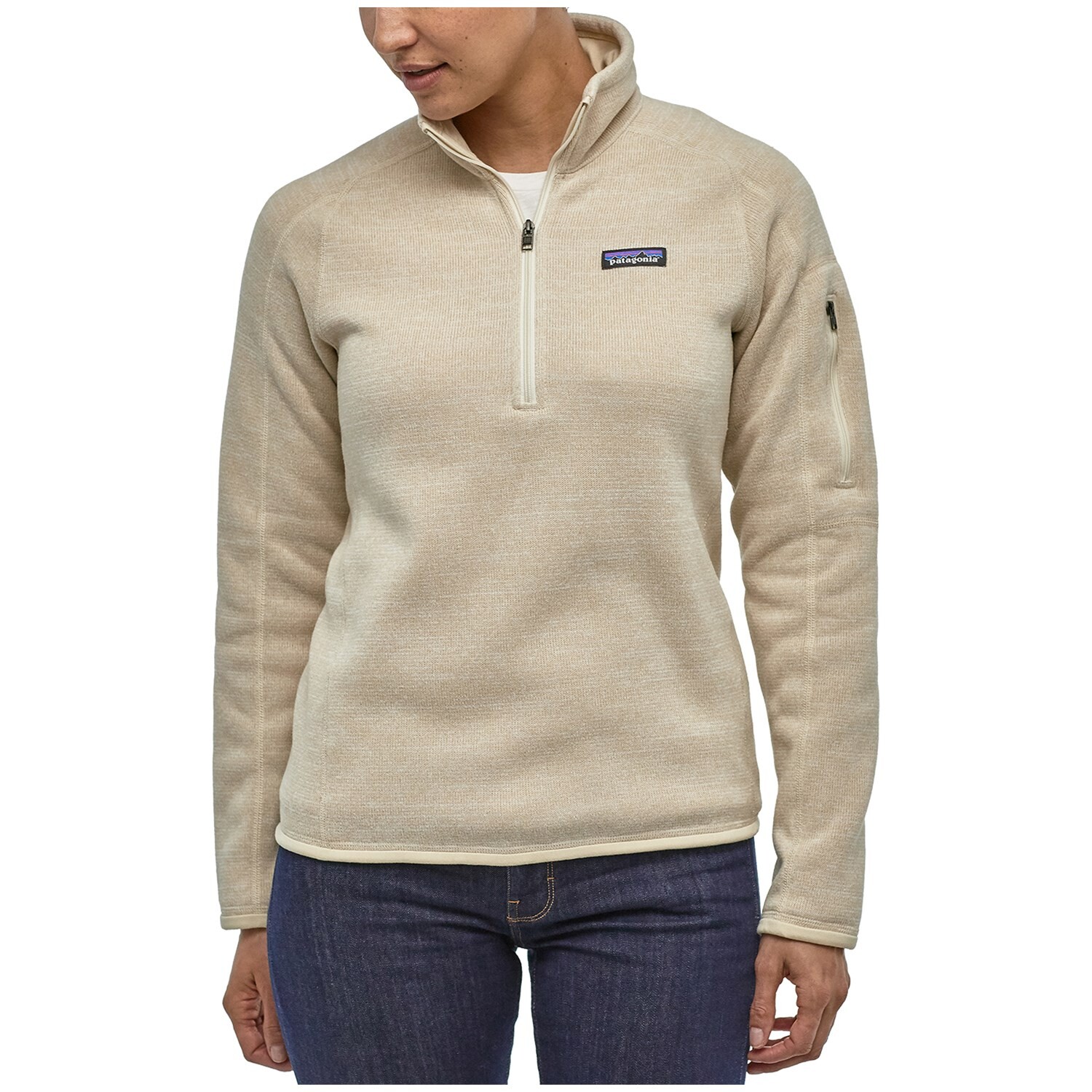 

Patagonia Better Sweater 1/4 Zip Pullover Fleece - Женские, белый