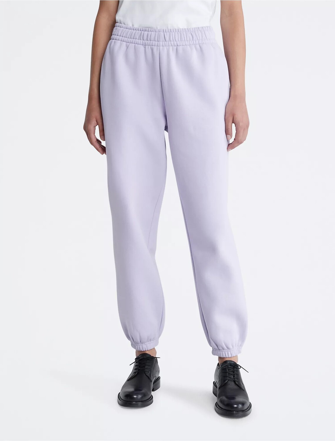 

Брюки Calvin Klein Archive Logo Fleece, сиреневый