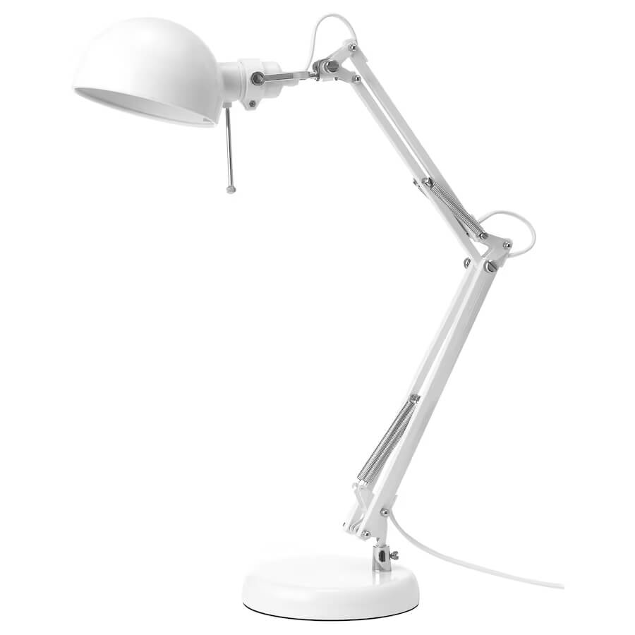 Рабочая лампа Ikea Forsa, белый