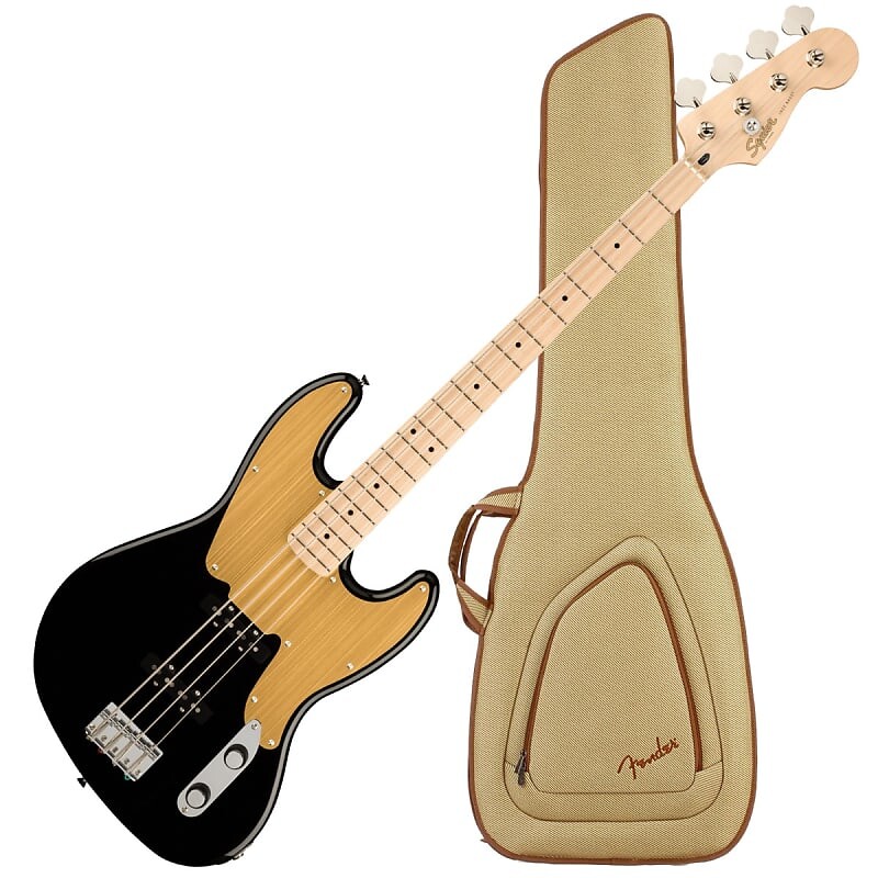 

Squier Paranormal Jazz Bass '54 - Клен, черный PERFORMER PAK Paranormal Jazz Bass '54 Black