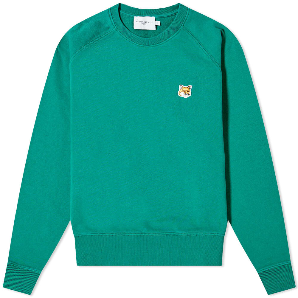 

Толстовка Maison Kitsuné Fox Head Patch Adjusted Sweat, Зеленый