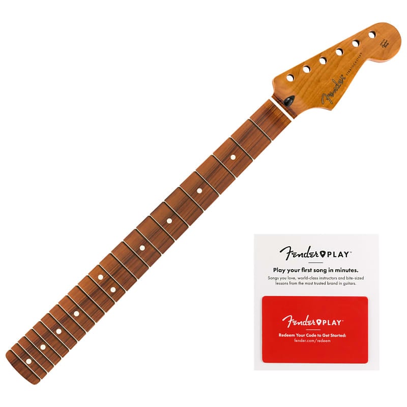 Гриф Stratocaster из жареного клена Fender, накладка грифа Pau Ferro с Fender Play 990503920 - фото