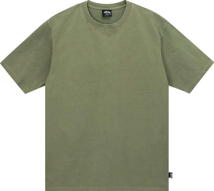 

Толстовка Stussy Pigment Dyed Crew 'Olive', зеленый