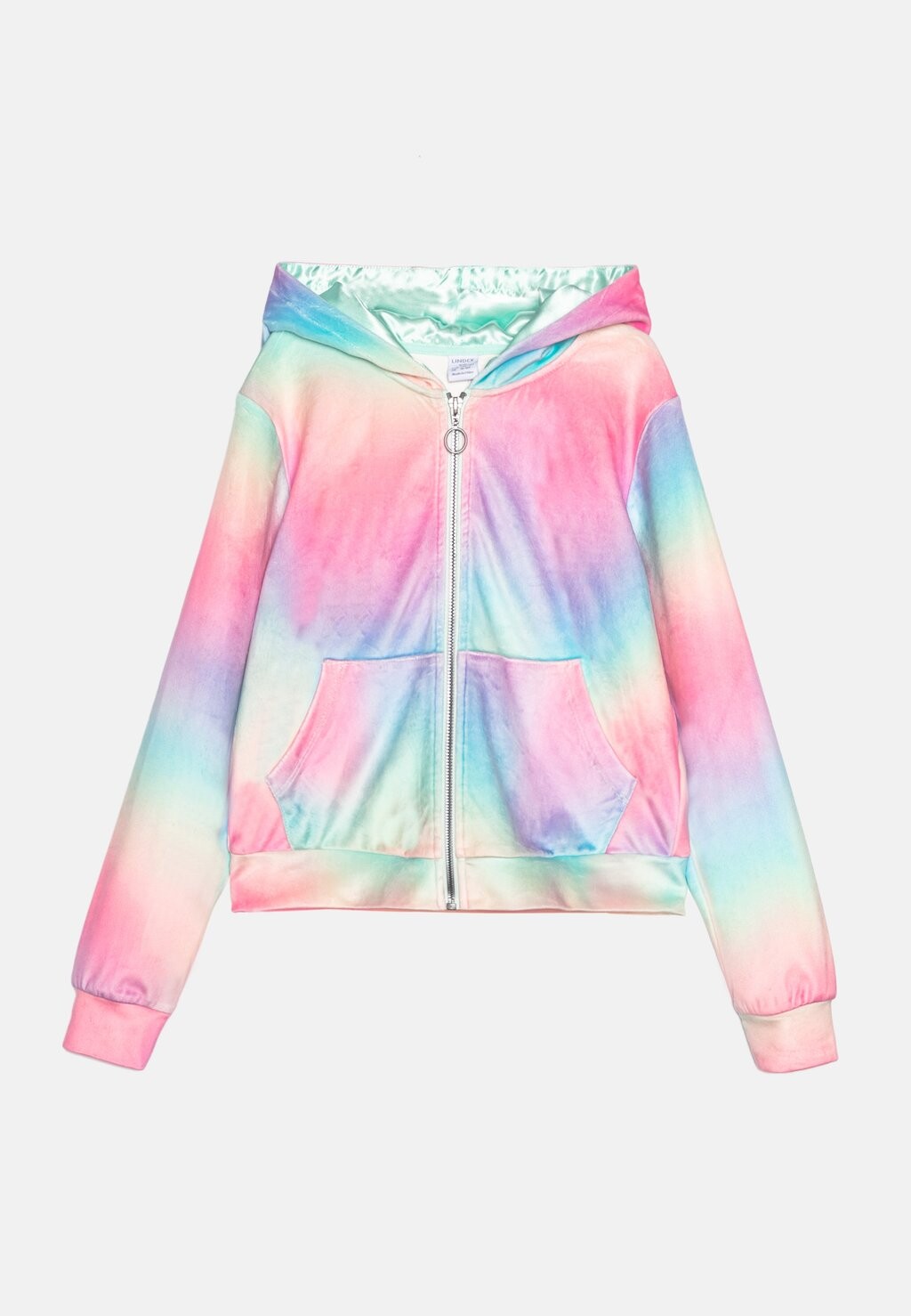 

Толстовка на молнии Zip Hoodie Rainbow Lindex, цвет light pink