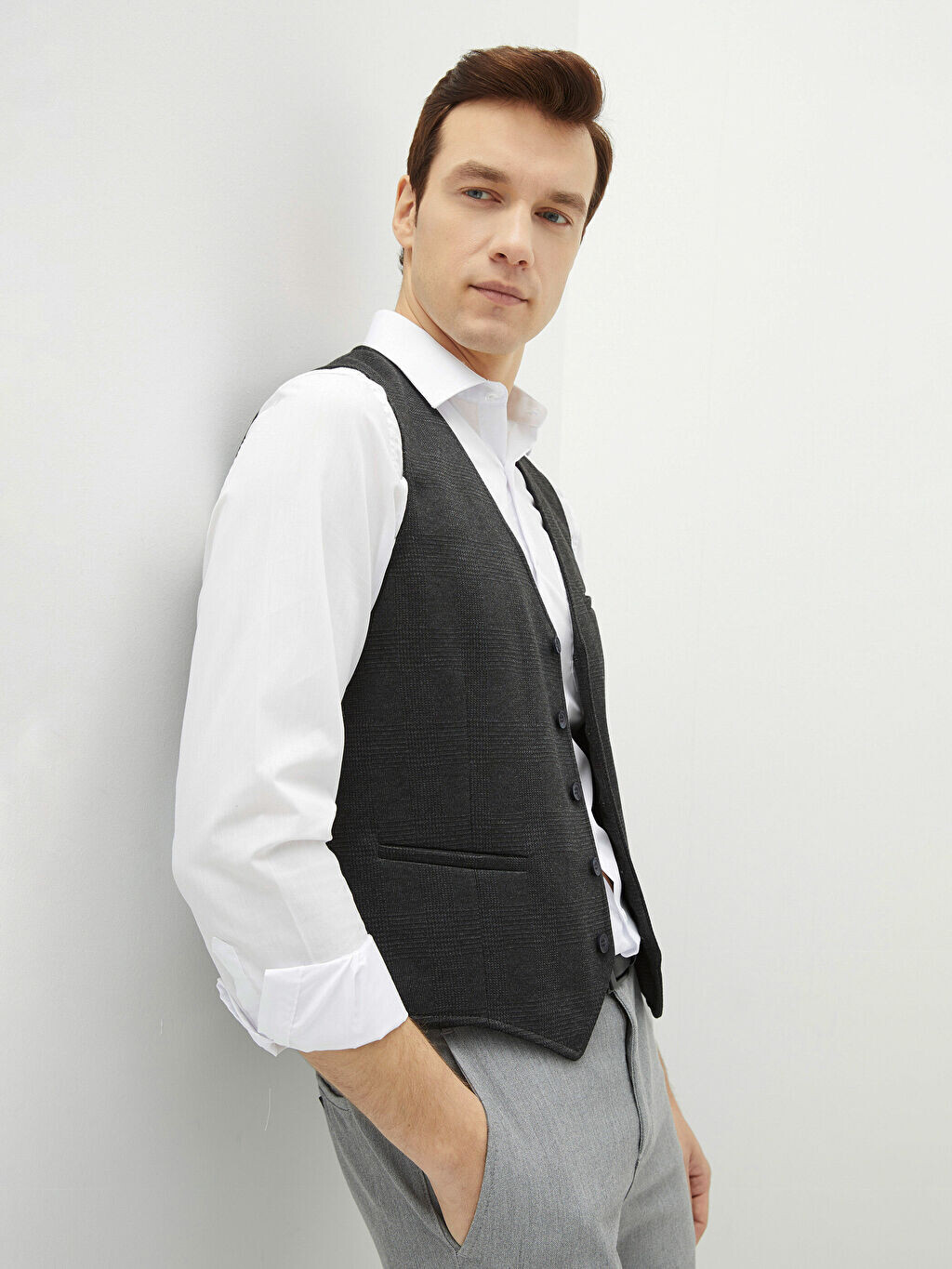 

Мужской классический жилет Slim Fit LCWAIKIKI Classic