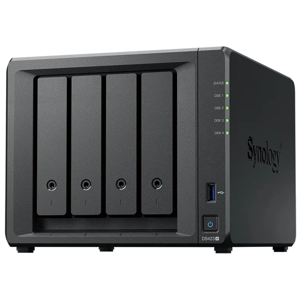 

Сетевое хранилище Synology DS423+ с 4 отсеками