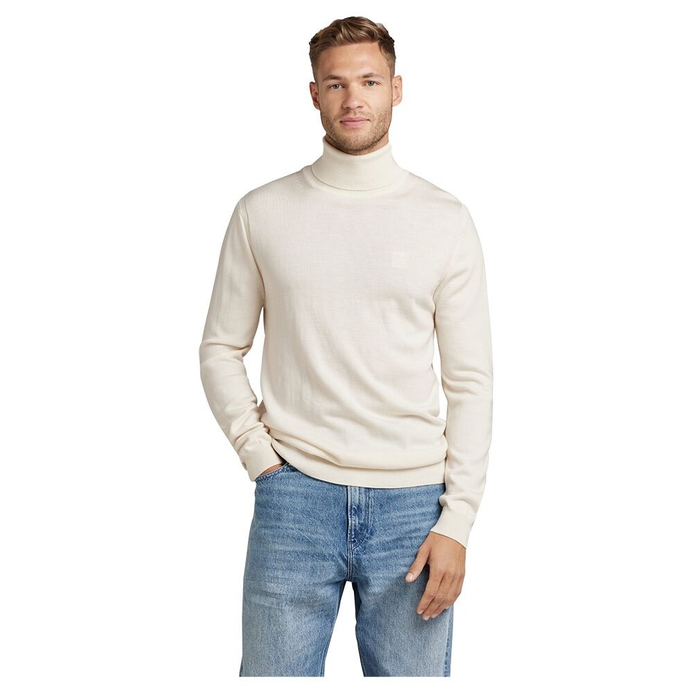 

Свитер G-Star Premium Core Turtle Neck, бежевый