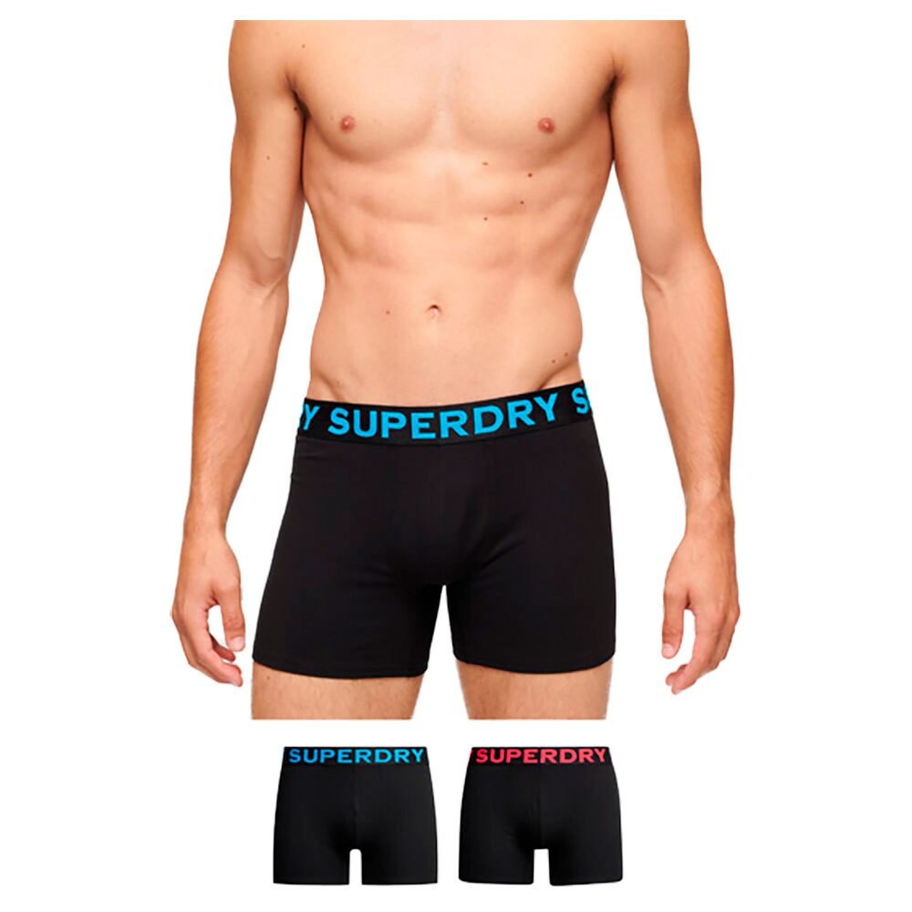 

Боксеры Superdry 2 шт, черный