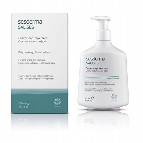 

Крем без мыла для кожи с акне 300 SESDERMA SALISES