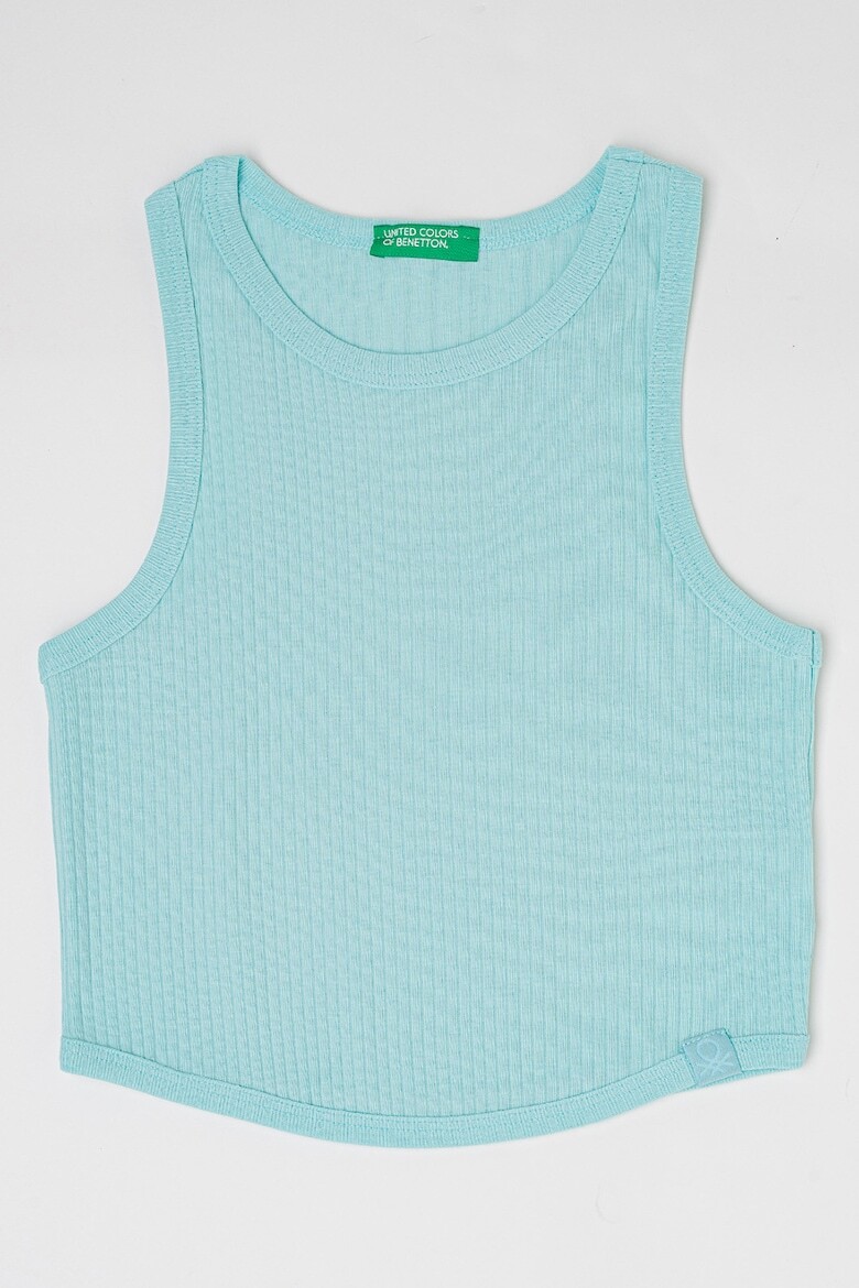 

Укороченный топ в рубчик United Colors Of Benetton, синий