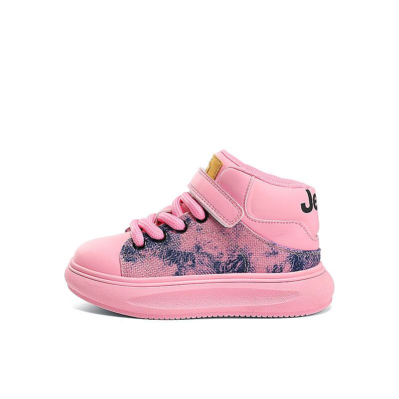 

Кроссовки Jeep Kids Skateboarding Shoes Kids High-top Rose Powder, розовый