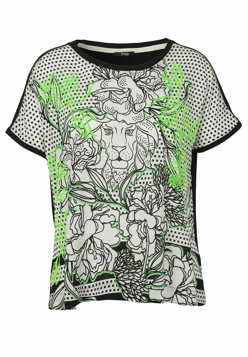 

Блузка MODERNE MIT ALLOVERMUSTER frapp, цвет green white black