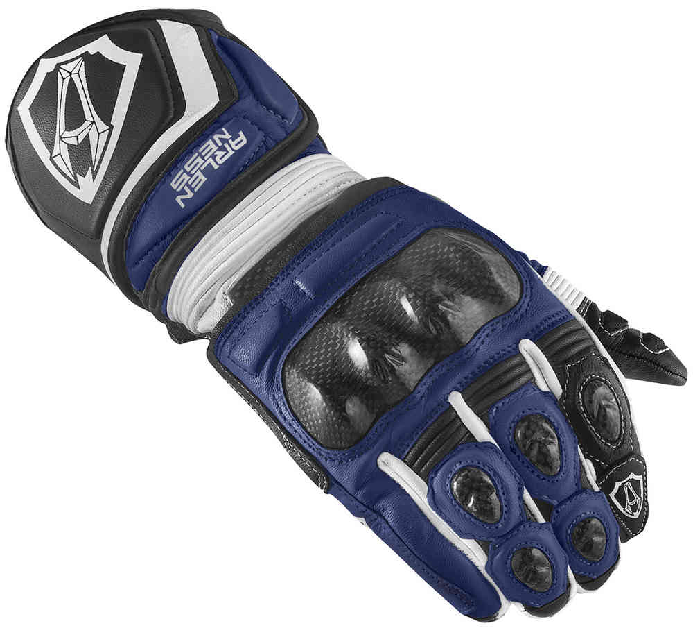 Мотоциклетные перчатки Monza 2.0 Arlen Ness, синий/черный/белый