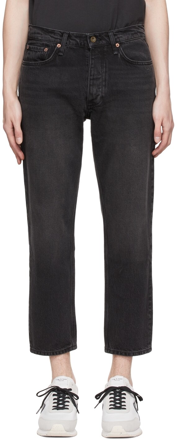 

Черные джинсы скинни rag & bone