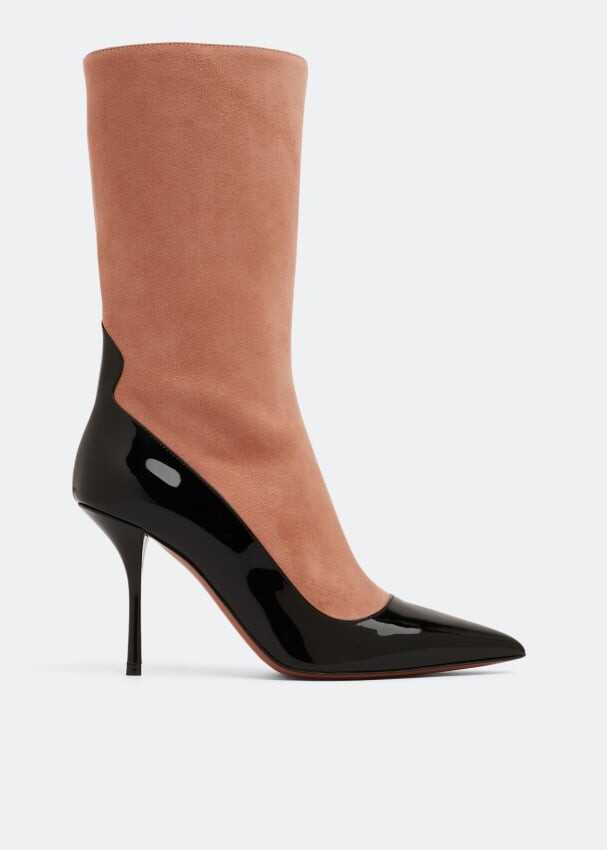 

Ботинки ALAÏA Suede boots, бежевый