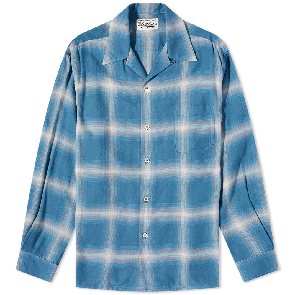 

Рубашка Wacko Maria Ombre Check Open Collar Shirt