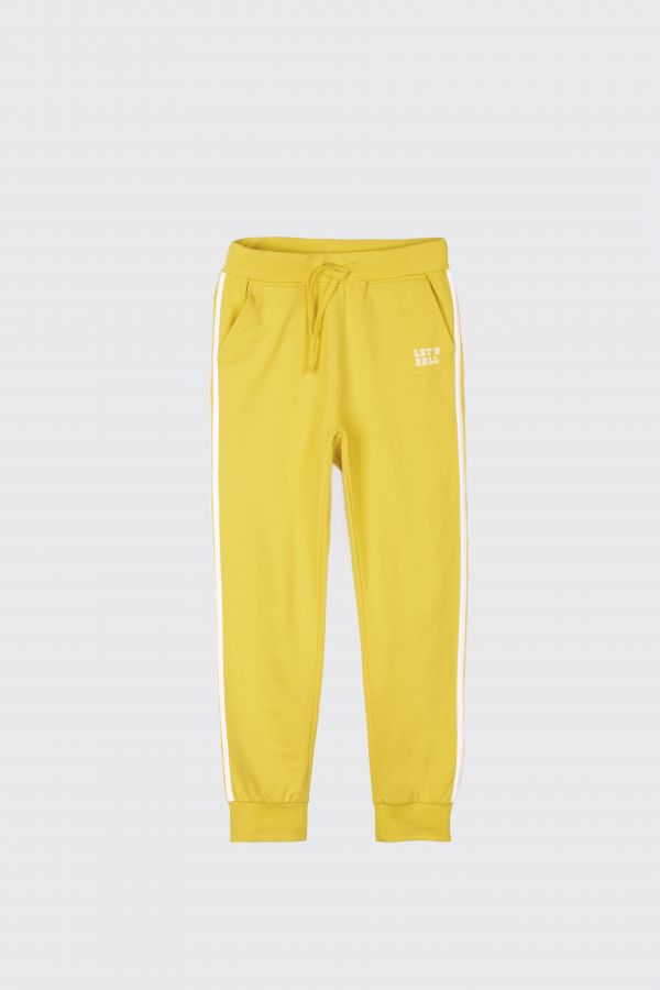 Тренировочные брюки Coccodrillo желтый с полосками
