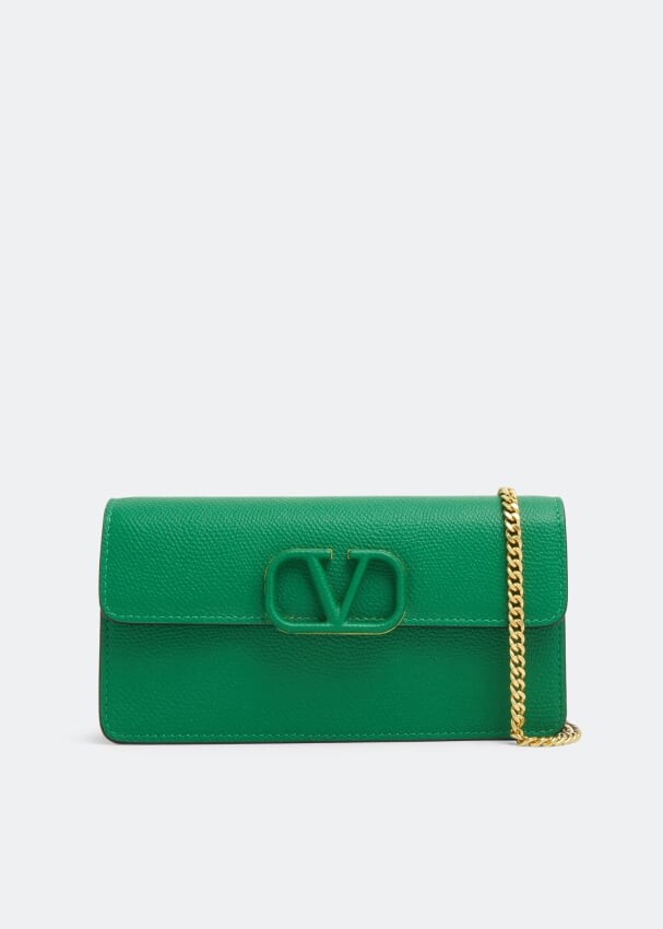 

Кошелек VALENTINO GARAVANI VLogo Signature chain wallet, зеленый