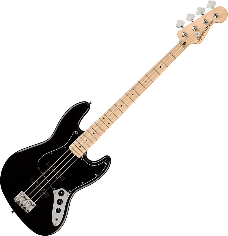 Fender Squier от Fender Affinity Series Jazz Bass Black Squier by Fender Affinity Series Jazz Bass цена и фото