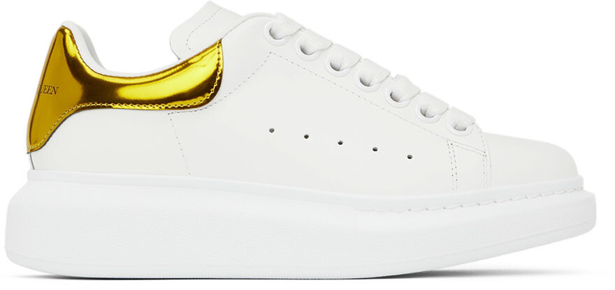 

Белые массивные кеды Alexander McQueen
