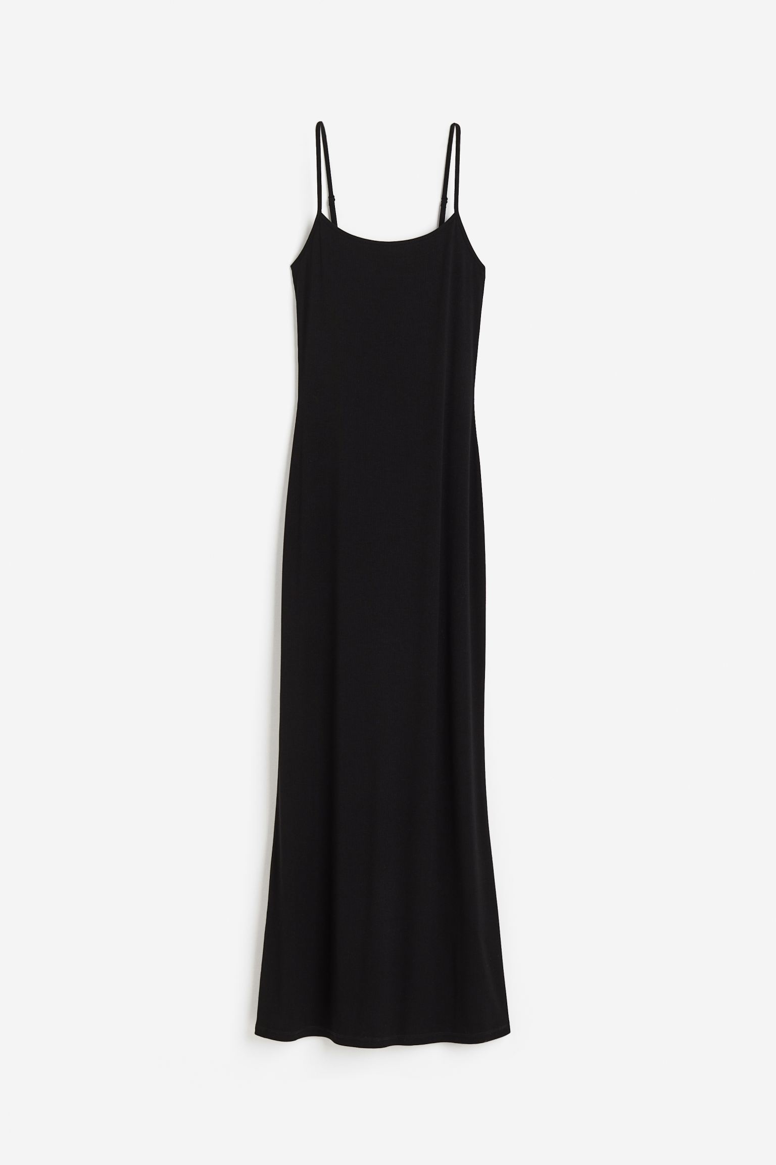 цена Платье H&M Ribbed Maxi, черный