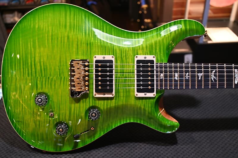 

PRS Custom 24 Piezo 10-Top Eriza Verde #4176
