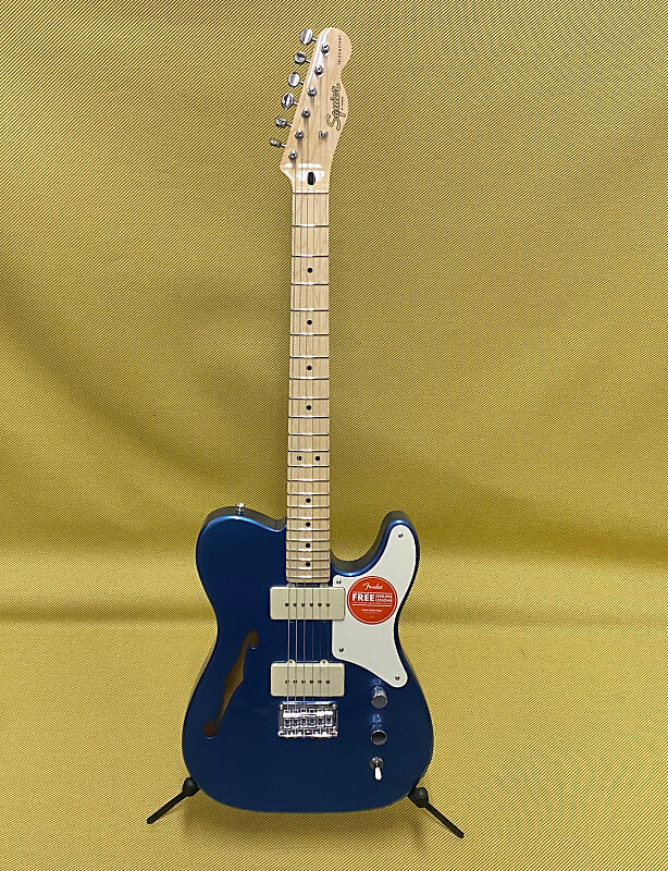 

037-7020-502 Squier Paranormal Cabronita Telecaster Thinline Lake Placid Blue