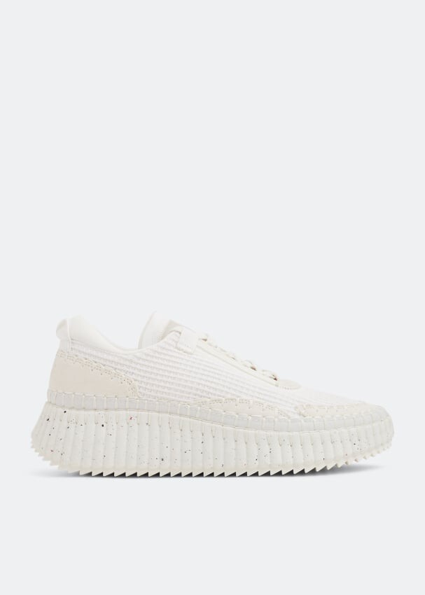 

Кроссовки CHLOÉ Nama sneakers, белый
