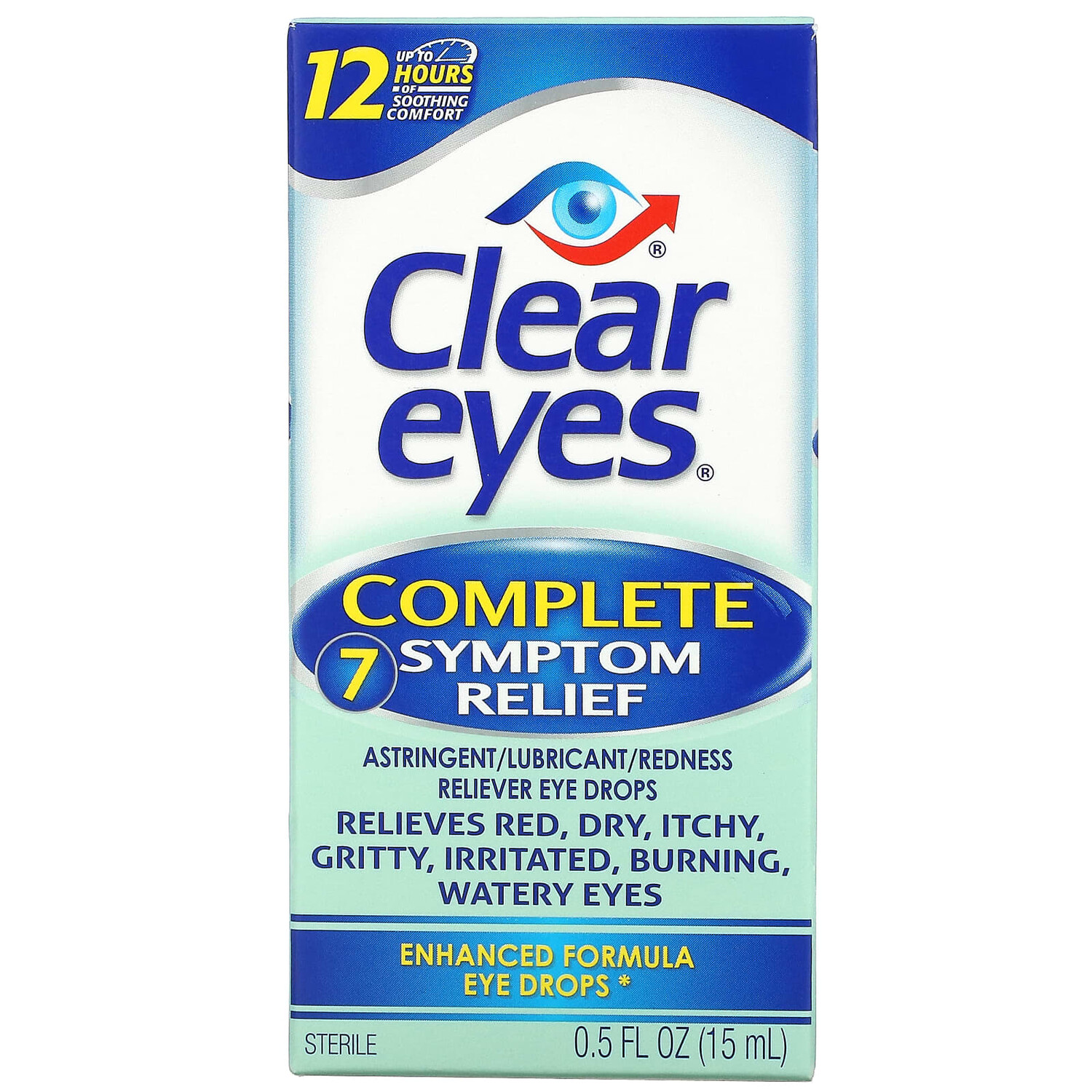 

Глазные Капли Clear Eyes для снятия покраснения, 15 мл