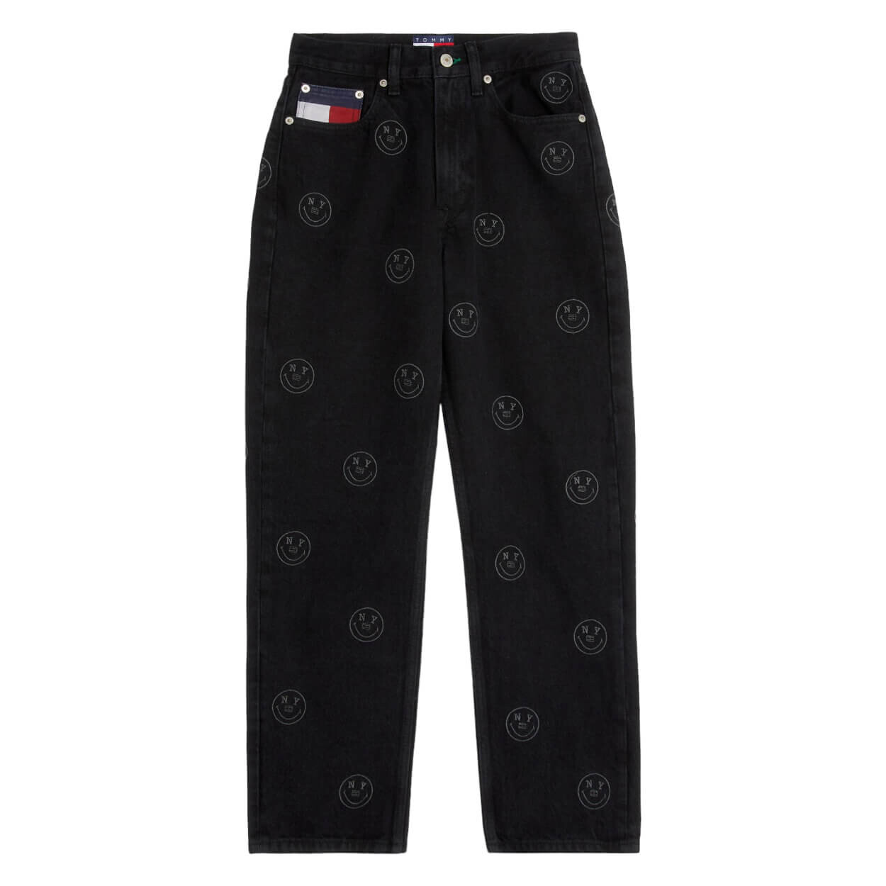 

Джинсы Tommy Jeans by Tommy Hilfiger X Smiley Straight Fit, черный