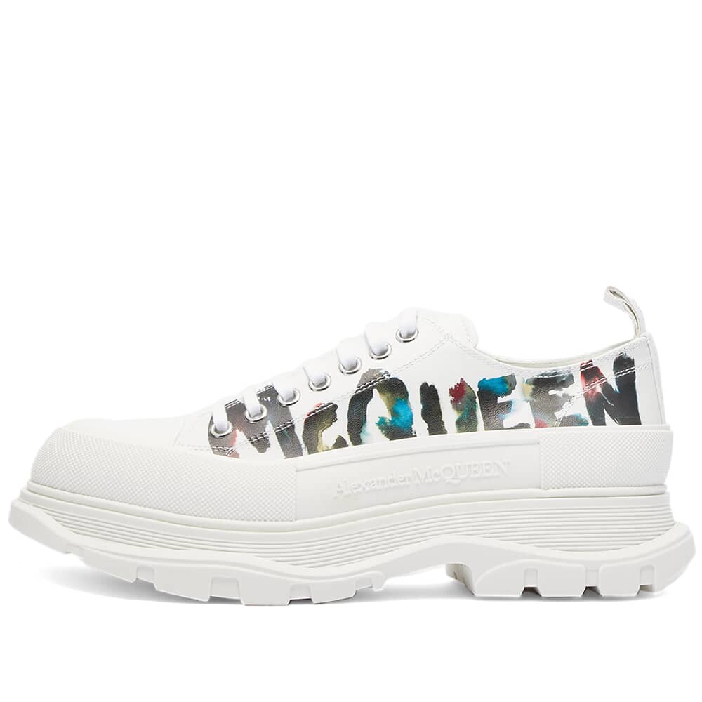 

Кроссовки Alexander McQueen Grafitti Logo Tread Slick Low