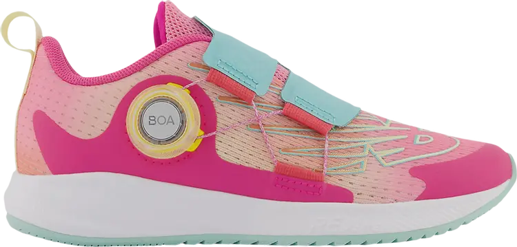 

Кроссовки New Balance FuelCore Reveal v3 BOA Little Kid 'Hi-Pink Surf', розовый