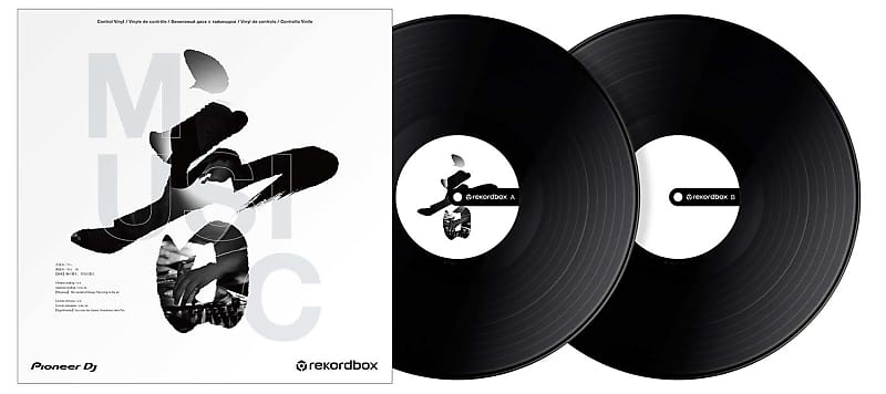 цена Pioneer DJ RB-VD2-K Набор из 2 виниловых пластинок Rekordbox Control - черный RB-VD2-K/WL